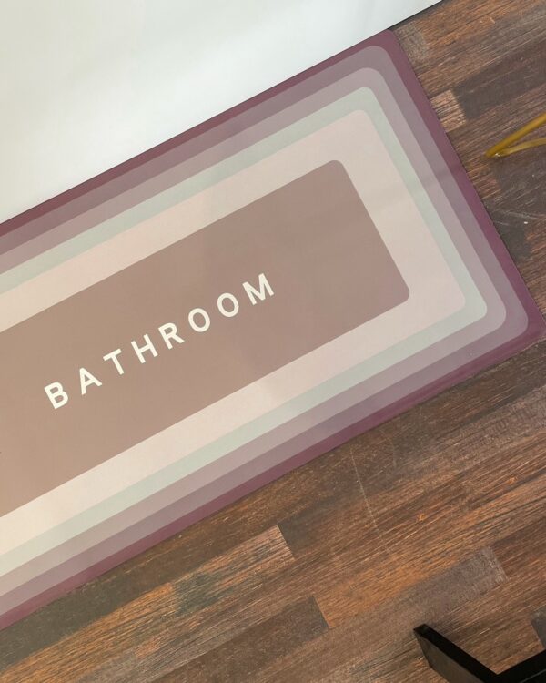 Tappeto Bagno Dry & Clean Retro Antiscivolo e Memory Foam