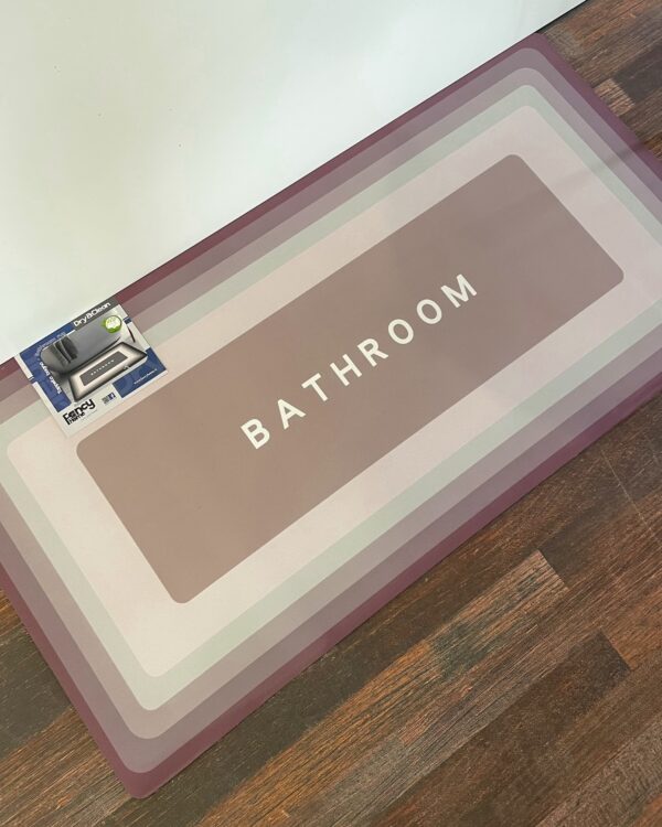 Tappeto Bagno Dry & Clean Retro Antiscivolo e Memory Foam