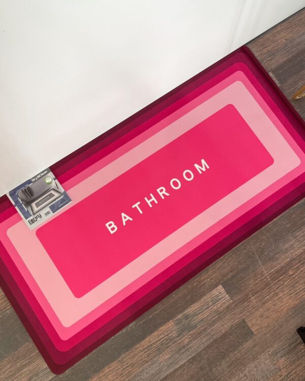 Tappeto Bagno Dry & Clean Retro Antiscivolo e Memory Foam