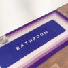 Tappeto Bagno Dry & Clean Retro Antiscivolo e Memory Foam