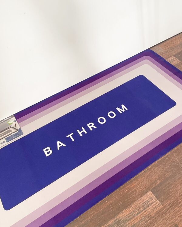 Tappeto Bagno Dry & Clean Retro Antiscivolo e Memory Foam