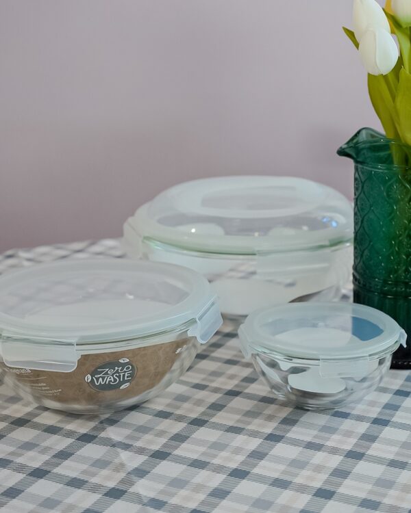 Contenitore Tondo Con Coperchio Ermetico Zero Waste Tognana