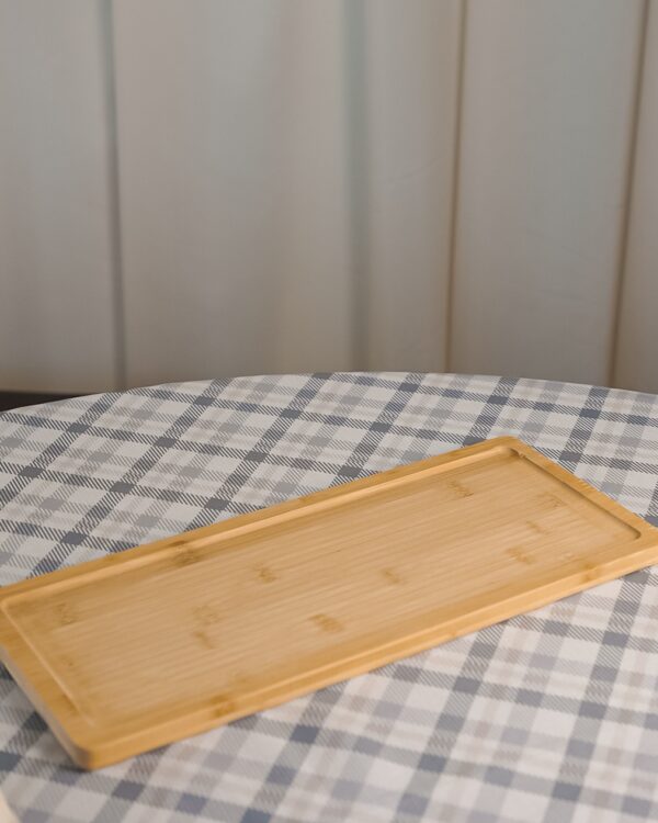 Vassoio in Legno Rettangolare 40x17 Cm in Bamboo
