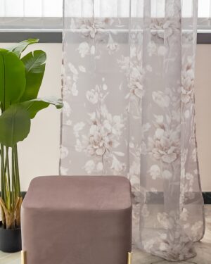 Coppia Pannelli Tenda Elisa Con Borchie ad Anelli 140x290 Cm Carillo Home Linea Oro