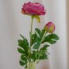Ranuncolo Artificiale Fiore con Bocciolo Gasper
