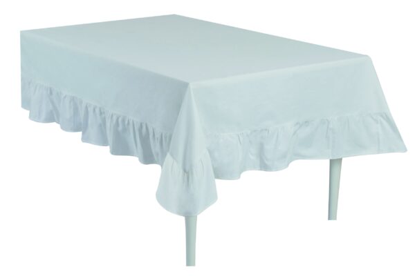 Tovaglia Frill Tinta Unita Con Frill Gigante Preziosa Luxury Home