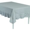 Tovaglia Frill Tinta Unita Con Frill Gigante Preziosa Luxury Home