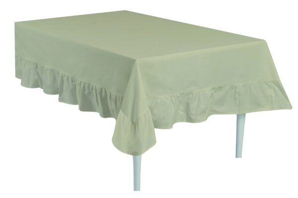 Tovaglia Frill Tinta Unita Con Frill Gigante Preziosa Luxury Home