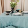 Tovaglia Frill Tinta Unita Con Frill Gigante Preziosa Luxury Home