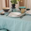 Tovaglia Frill Tinta Unita Con Frill Gigante Preziosa Luxury Home