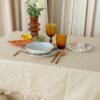 Tovaglia Frill Tinta Unita Con Frill Gigante Preziosa Luxury Home