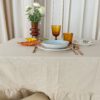Tovaglia Frill Tinta Unita Con Frill Gigante Preziosa Luxury Home