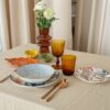 Tovaglia Frill Tinta Unita Con Frill Gigante Preziosa Luxury Home