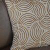 Cuscino Arredo Crema con Applicazioni Dorate Hanna Home Con Zip