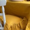 Tovaglia Frill Tinta Unita Con Frill Gigante Preziosa Luxury Home