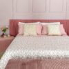 Trapuntino Stile Quilt Blue Bayon Floreale