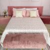Trapuntino Stile Quilt Blue Bayon Floreale