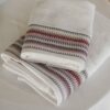 Set 2 Asciugamani Oslo Viso e Ospite Vingi Ricami in Spugna di Cotone 100%