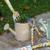 Kit da Giardinaggio In Metallo Decorato Floreale