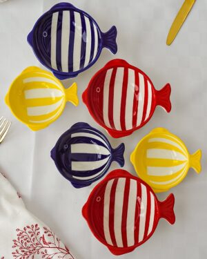Ciotole Fish In Ceramica Tognana a Forma di Pesce