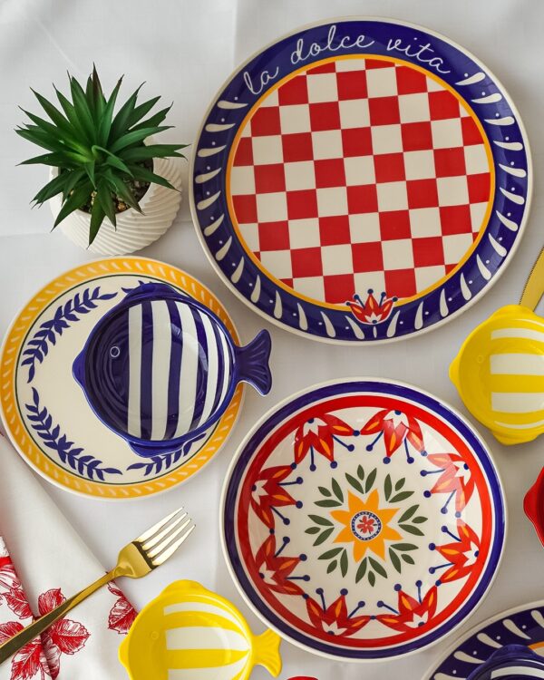 Servizio di Piatti Dolce Vita 18 Pezzi in Stoneware