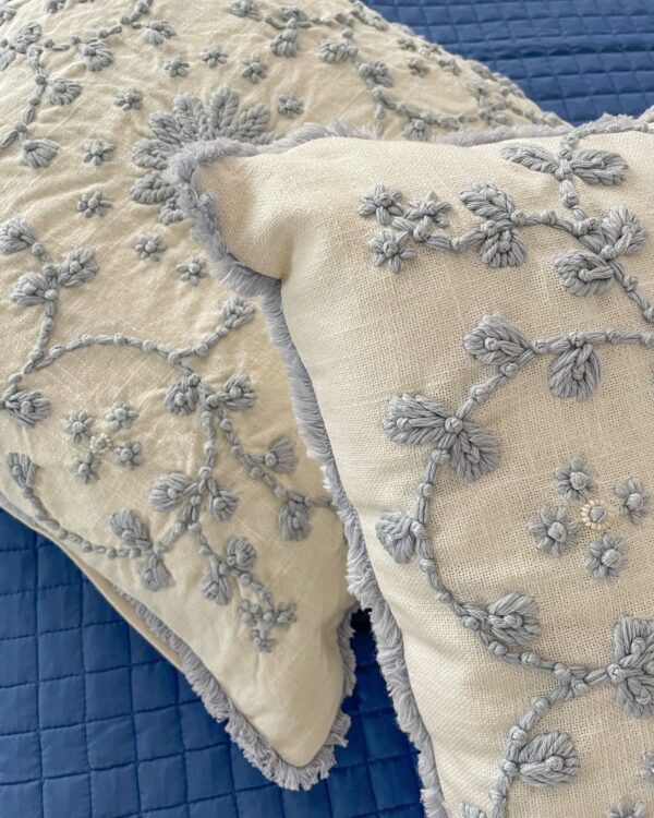 Cuscino Arredo Con Frange Preziosa Luxury 45x45 Cm
