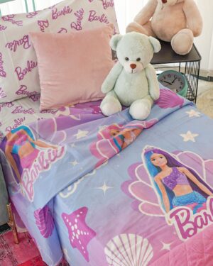 Completo Lenzuola Barbie Per Cameretta Singole