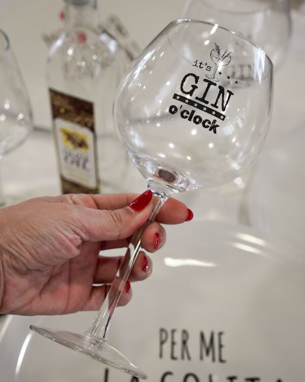 Coppia Calici Gin Tonic Let's Party 580 CC Vetro Trasparente