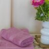 Set Due Asciugamani Diana Viso e Ospite 600 Gr Spugna Idrofila di Cotone