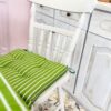Set Cuscini Coprisedia 4 Punti Linea Dizzy Con Laccetti 6 Pezzi