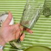 Calici e Bicchieri Lavorati a Rilievo in Plastica