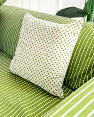 Cuscino Arredo Quadrato Con Zip Linea Pois 40x40 Cm