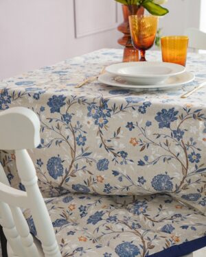 Set Cuscini Coprisedia 4 Punti Linea Flake Con Laccetti 6 Pezzi