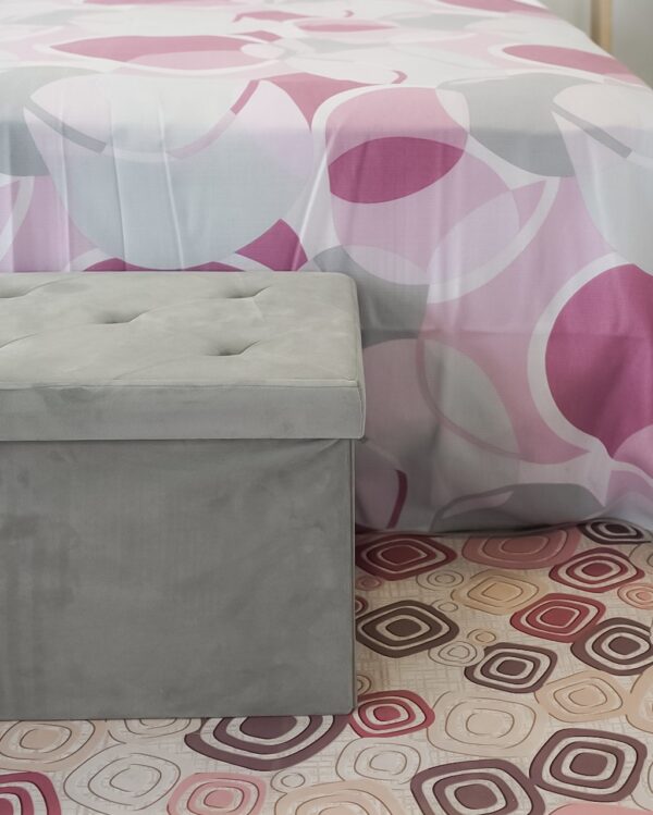 Tappeto Patchwork Geometrico 80x150 Cm Sottofondo in Lattice Antiscivolo