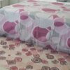 Tappeto Patchwork Geometrico 80x150 Cm Sottofondo in Lattice Antiscivolo