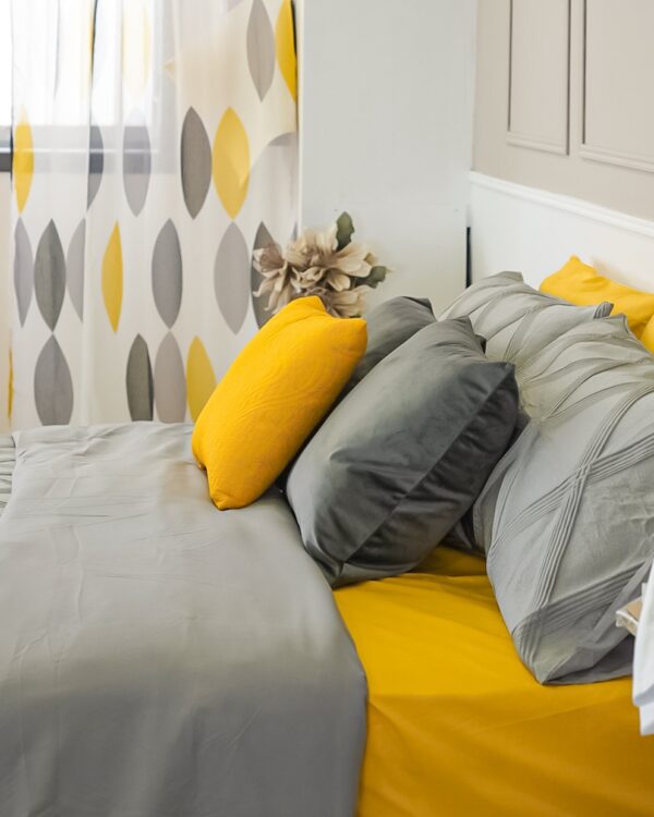 Parure Copripiumino Iris Preziosa Home in Jacquard Broccato Trama Geometrica