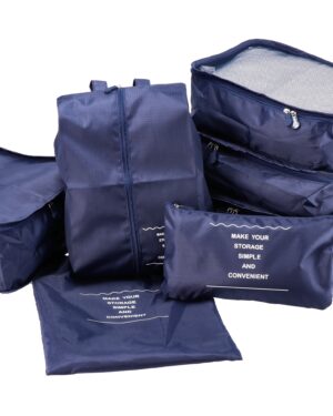 Set 7 Pezzi da Viaggio Organizer Accessori AD
