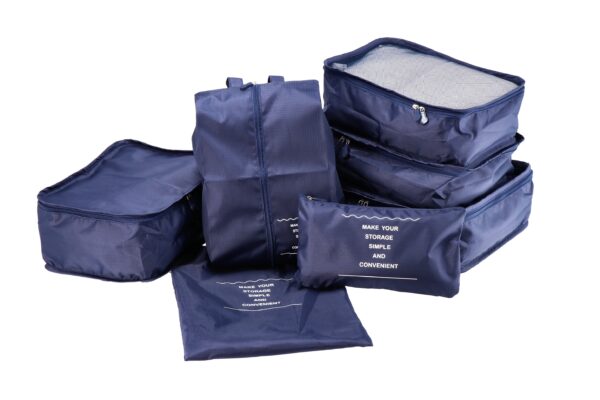 Set 7 Pezzi da Viaggio Organizer Accessori AD