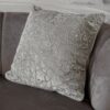 Cuscino Arredo Hanna Home Panna e Oro o Grigio Con Perline