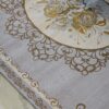 Tappeto Rettangolare Jackie Jacquard Piazzato Cinigliato Preziosa Home Rosa Panna Tortora Grigio Misure Varie Antiscivolo