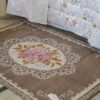 Tappeto Rettangolare Jackie Jacquard Piazzato Cinigliato Preziosa Home Rosa Panna Tortora Grigio Misure Varie Antiscivolo