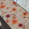 Tappeto Passatoia Autunno In Vinile A Metraggio Larghezza 50 Cm