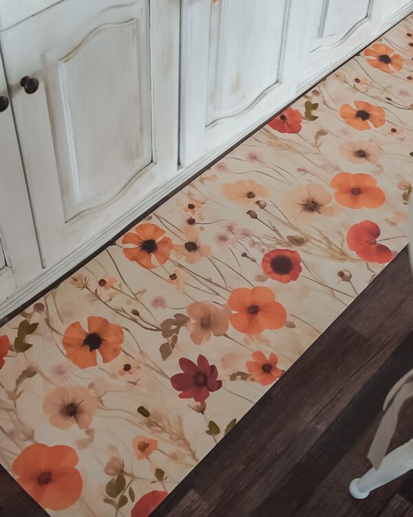Tappeto Passatoia Autunno In Vinile A Metraggio Larghezza 50 Cm