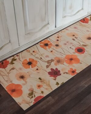 Tappeto Passatoia Autunno In Vinile A Metraggio Larghezza 50 Cm