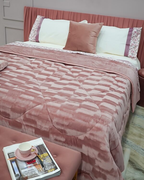 Trapunta Piumone Invernale Dorotea Class Line in Morbido Flannel Double Face