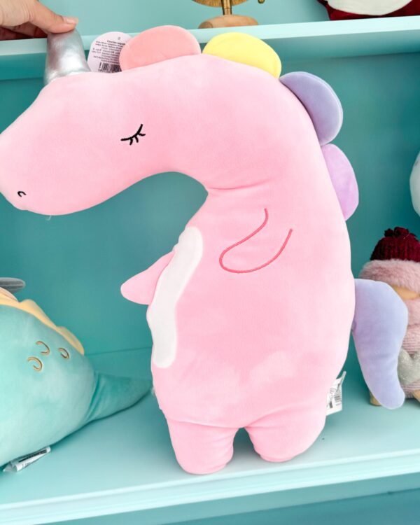 Peluche Cuscino Sagomato Animaletto Colori Pastello Morbidissimo-16946