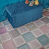 Tappeto Patchwork Multicolor in Lattice Antiscivolo 100x150 cm