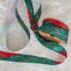 Nastro Decorativo In Tessuto Natalizio Rosso o Verde 270x2,5cm