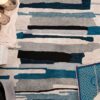 Tappeto Fuji in Ciniglia con Fondo Antiscivolo e Bordo Rinforzato Varie Misure e Colori