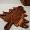 Vassoio tagliere Albero In Legno Scuro Mercury Home